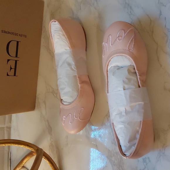 ED BY ELLEN DEGENERES LANGLEE PINK FLATS SIZE 1M (LITTLR GIRL) - Picture 9 of 15